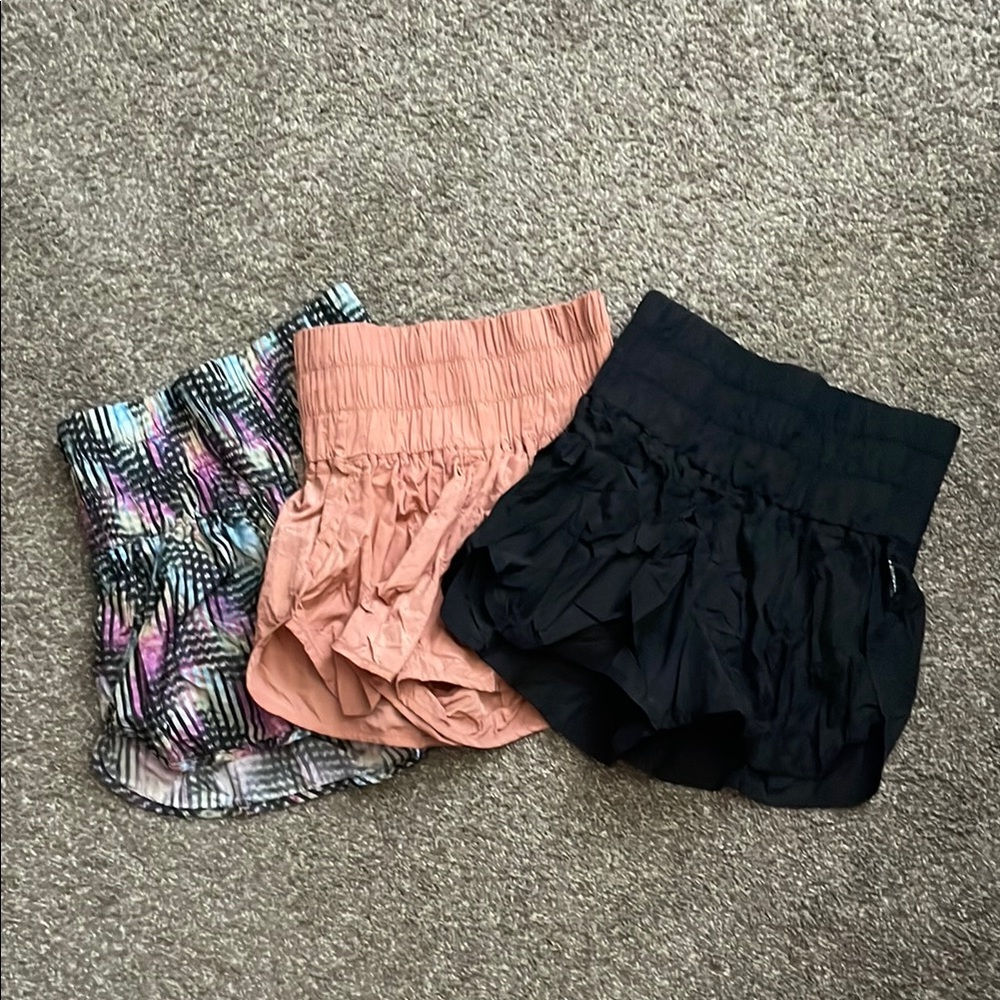 EUC FP Movement by Free People The Way Home Shorts, Set of 3